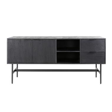 Gileon buffet 170 cm en bois de manguier noir product