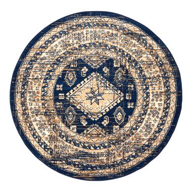 Interieur05 Interior05 tapis rond vintage Aila bleu - 240 x 240 cm product