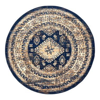 Interieur05 Interior05 tapis rond vintage Aila bleu - 190 x 190 cm product