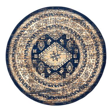 Interieur05 Interior05 tapis rond vintage Aila bleu - 160 x 160 cm product