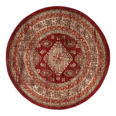 Interieur05 Intérieur05 tapis rond vintage Aila rouge/orange - 190 x 190 cm product