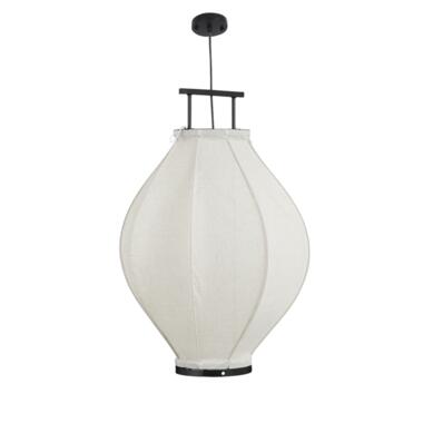 Mica Decorations Pego Hanglamp - H73 x Ø54 cm - Linnen - Off White product