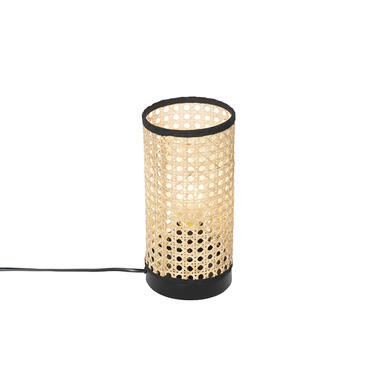 QAZQA lampe de table rurale en rotin - kata product