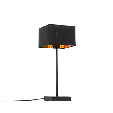 QAZQA tafellamp Vt zwart E27 product