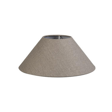 QAZQA lampkappen Extra Schuin Linnen grijs E27 product