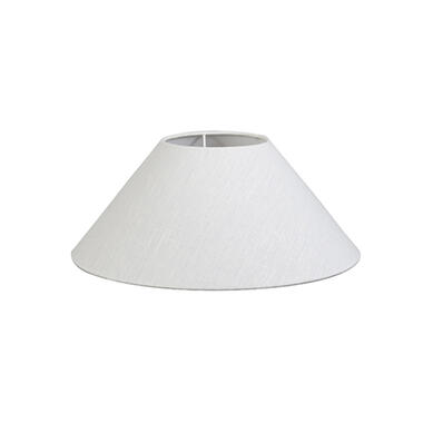 QAZQA lampkappen Extra Schuin Linnen wit E27 product