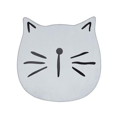 Tapis enfant avec imprimé chat ⌀ 100 cm gris KITTY product