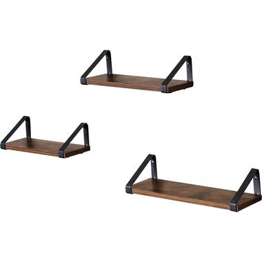 Vasagle - Wandplanken- Set van 3 - 44,2 x 15,6 x 8,2 cm product