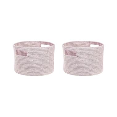 Lot de 2 paniers en coton rose pâle ⌀ 30 cm CHINIOT product