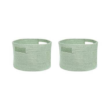 Lot de 2 paniers en coton vert ⌀ 30 cm CHINIOT product