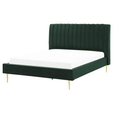 Lit double en velours vert 160 x 200 cm MARVILLE product