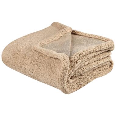 Beliani Couverture MIRGE - Beige polyester product