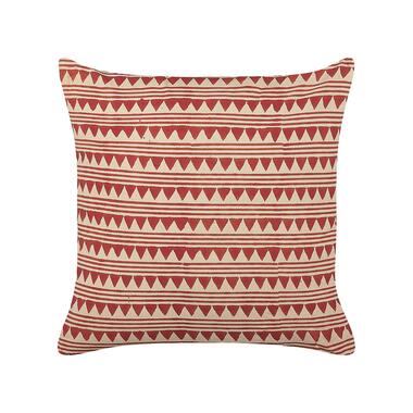 DEGLUPTA - Sierkussen - Rood - 45 x 45 cm - Katoen product