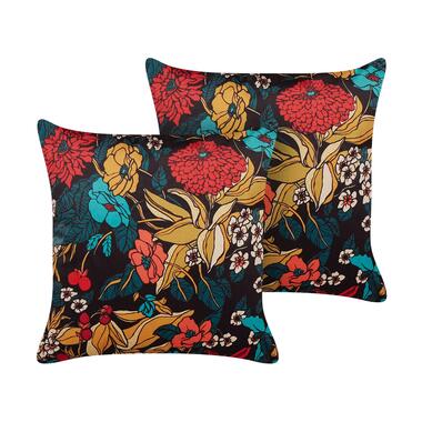 PROTEA - Sierkussen set van 2 - Multicolor - 45 x 45 cm - Fluweel product