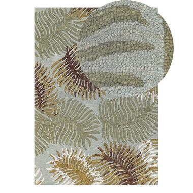 Tapis en laine à motif de plantes 140 x 200 cm VIZE product