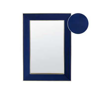 LAUTREC - Wandspiegel - Blauw - Fluweel product