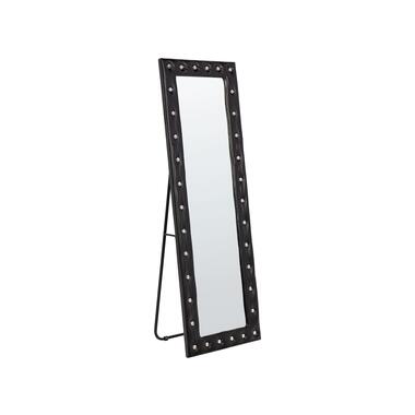 ANSOUIS - Staande spiegel - Zwart - Kunstleer product