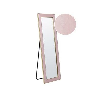 LAUTREC - Staande spiegel - Roze - Fluweel product