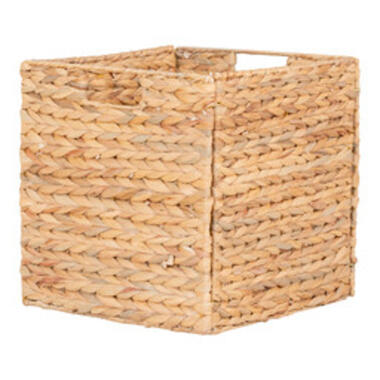 Passo Basket - Opvouwbare mand in waterhyacint 30x30x30 cm product