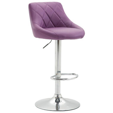 CLP Tabourets de bar Lazio Chrome Frame - Similicuir - Violet product