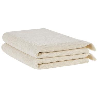 ATIU - Handdoek set van 2 - Beige - Katoen product