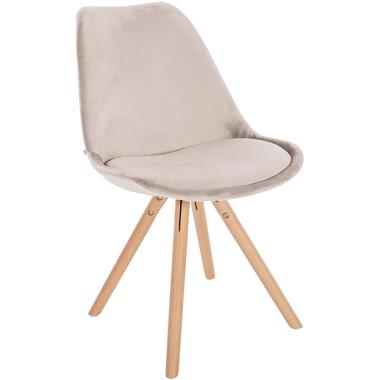 CLP chaise salle à manger Sofia Nature (rond) Frame - Velours - Beige product