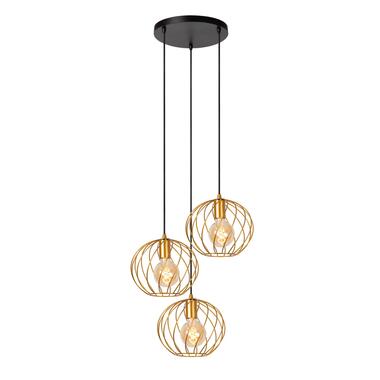 Lucide DANZA Hanglamp - Mat Goud / Messing product