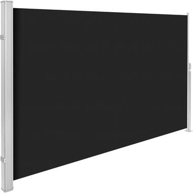tectake - Uittrekbaar aluminium windscherm tuinscherm 200 x 300 cm zwart product