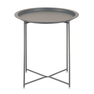 Table d'appoint - Table basse - 47 H 51 - Métal - Gris product