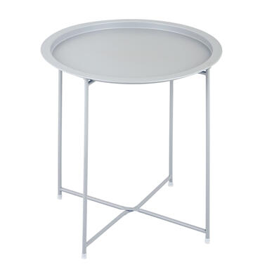 Table d'appoint - Table basse - 47 H 51 - Métal - Gris product