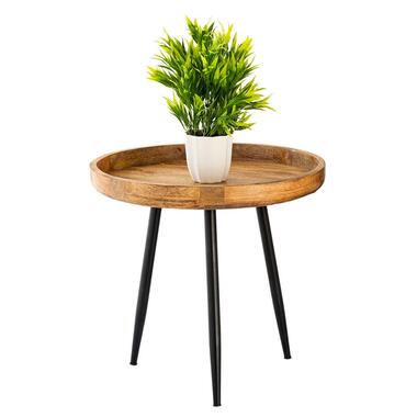 Bijzettafel - salontafel - 40 of 50cm - Hout - zwart product