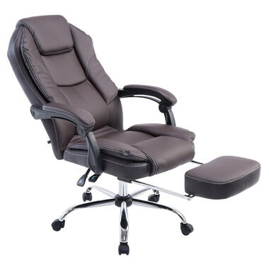 CLP Chaise de bureau Castle - Similicuir - Marron product