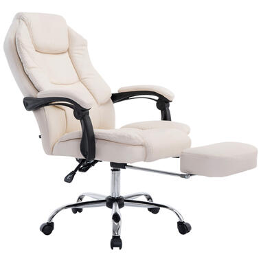 CLP Chaise de bureau Castle - Similicuir - Creme product