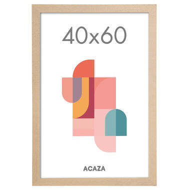 ACAZA Fotokader - Fotolijst - 40x60 cm - MDF hout - Lichte Eik kleur product