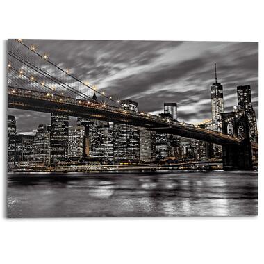 Peinture Brooklyn Bridge 100x140 cm Noir - Blanc product