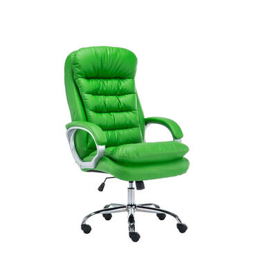 CLP Chaise de bureau XXL Vancouver Chrome Frame - Similicuir - Vert product