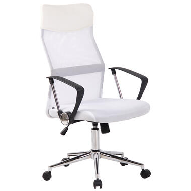 CLP Chaise de bureau Korba Chrome Frame - Microfibre - Blanc product