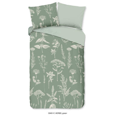 Good Morning Parure de couette "Herbs" - Vert - (140x220 cm) product