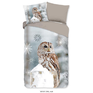 Good Morning Dekbedovertrek "Owl" - Multi - (140x220 cm) product