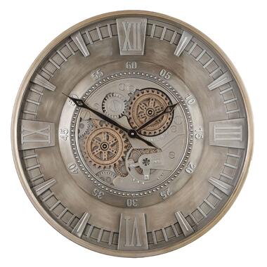 LW Collection Horloge murale radar Zayn gris 59.5cm engrenages mobiles product