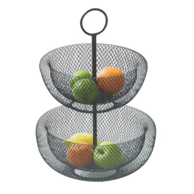 Orange85 Corbeille à fruits Etagere noire Corbeille à fruits 2 couches product