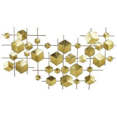 Décoration murale cubes dorés FLEROVIUM product