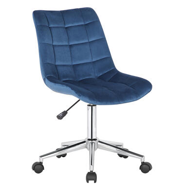 CLP Chaise de bureau Medford Velours - Bleu product
