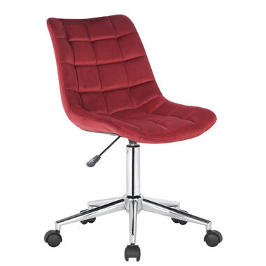 CLP Chaise de bureau Medford Velours - Rouge product