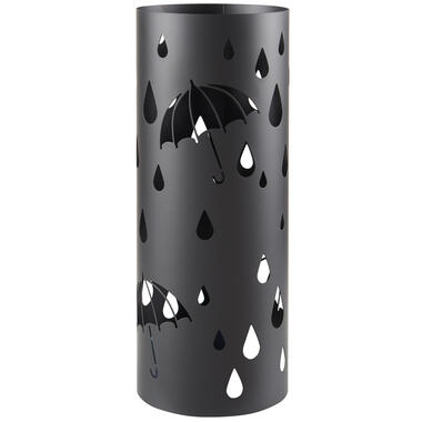 ACAZA Stevige Paraplubak met Ronde Vorm - Metalen Paraplu - Hoogte 49cm - Zwart product