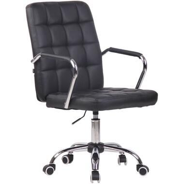 CLP Chaise de bureau Terni Chrome Cadre - Similicuir - Noir product