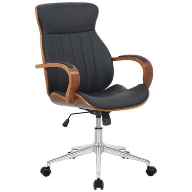 CLP Chaise de bureau Melilla - Similicuir - Noyer / Noir product