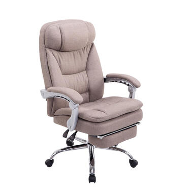 CLP Chaise de bureau XL Troy - Tissu – Taupe product