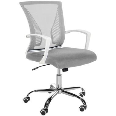 CLP Chaise de bureau Tracy Chrome Cadre - Microfibre - Gris clair product