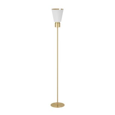 EGLO Aglientina Vloerlamp - E27 - 170 cm - Koper-Geborsteld/Wit product